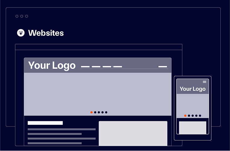 Dealer Spike website platform shown on a desktop browser and mobile device